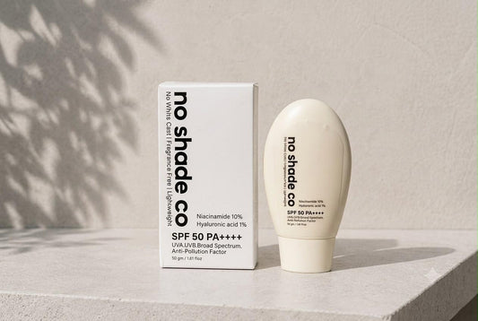 No Shade Co Sunscreen SPF 50 PA++++ | Broad-Spectrum UV Protection